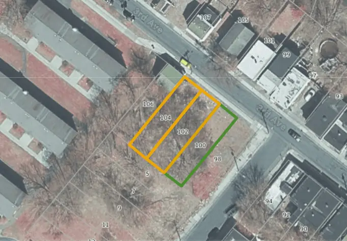 100-104 Third Ave Orthoimagery