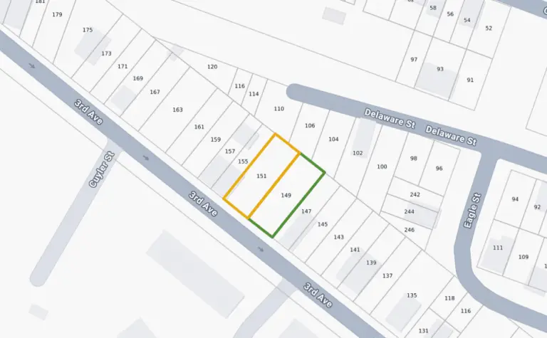 149-151 Third Ave Tax Map