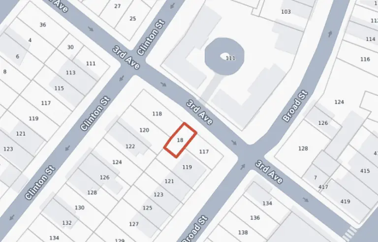 18 Third Ave Tax Map